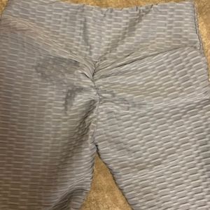 Grey Cellulite reducer Activewear leggings